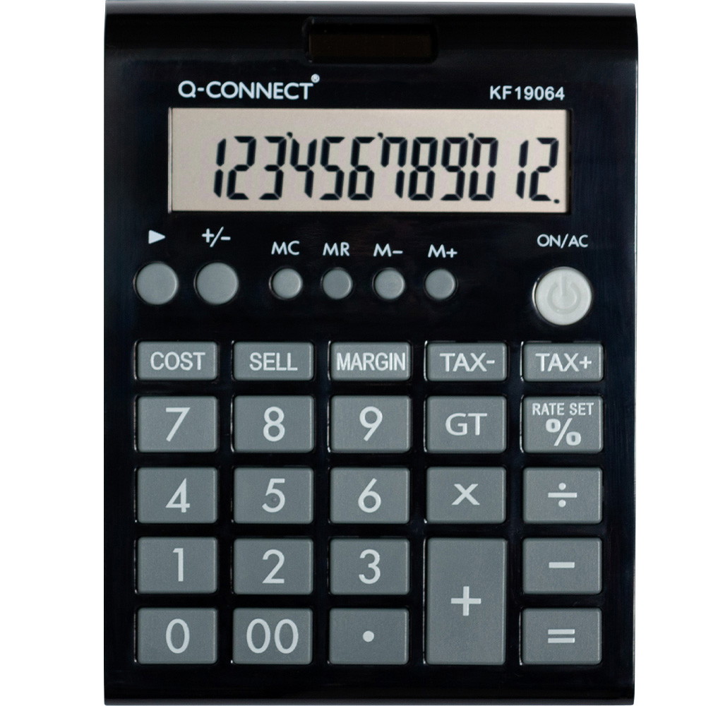 Q-connect Medium mapperegner 12 cifret display