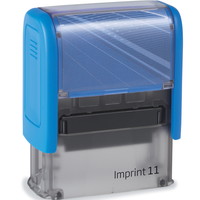 Imprint 11 stempel KS-26 "GODKENDT" (rød farvepude)