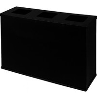 Eco sorteringsstation med sækkeholdere 3x60L sort