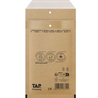 TAP 2 Boblekuvert 140x225mm brun
