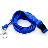 CardKeep Tekstilhalsbånd med krog 10mmx90cm blå