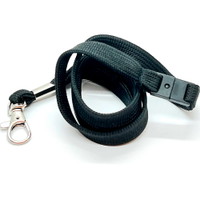 CardKeep Tekstilhalsbånd med krog 6mm sort