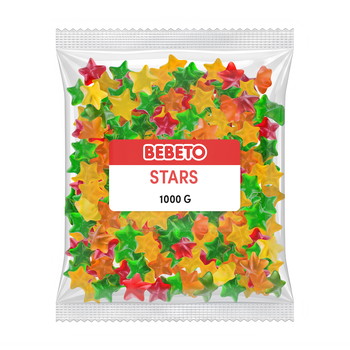 Bebeto stjerne vingummi 1000g
