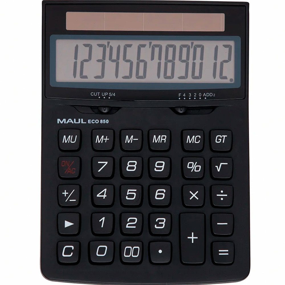 MAUL Eco 850 lommeregner 12-cifret LCD-skærm sort