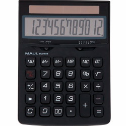 MAUL Eco 850 lommeregner 12-cifret LCD-skærm sort