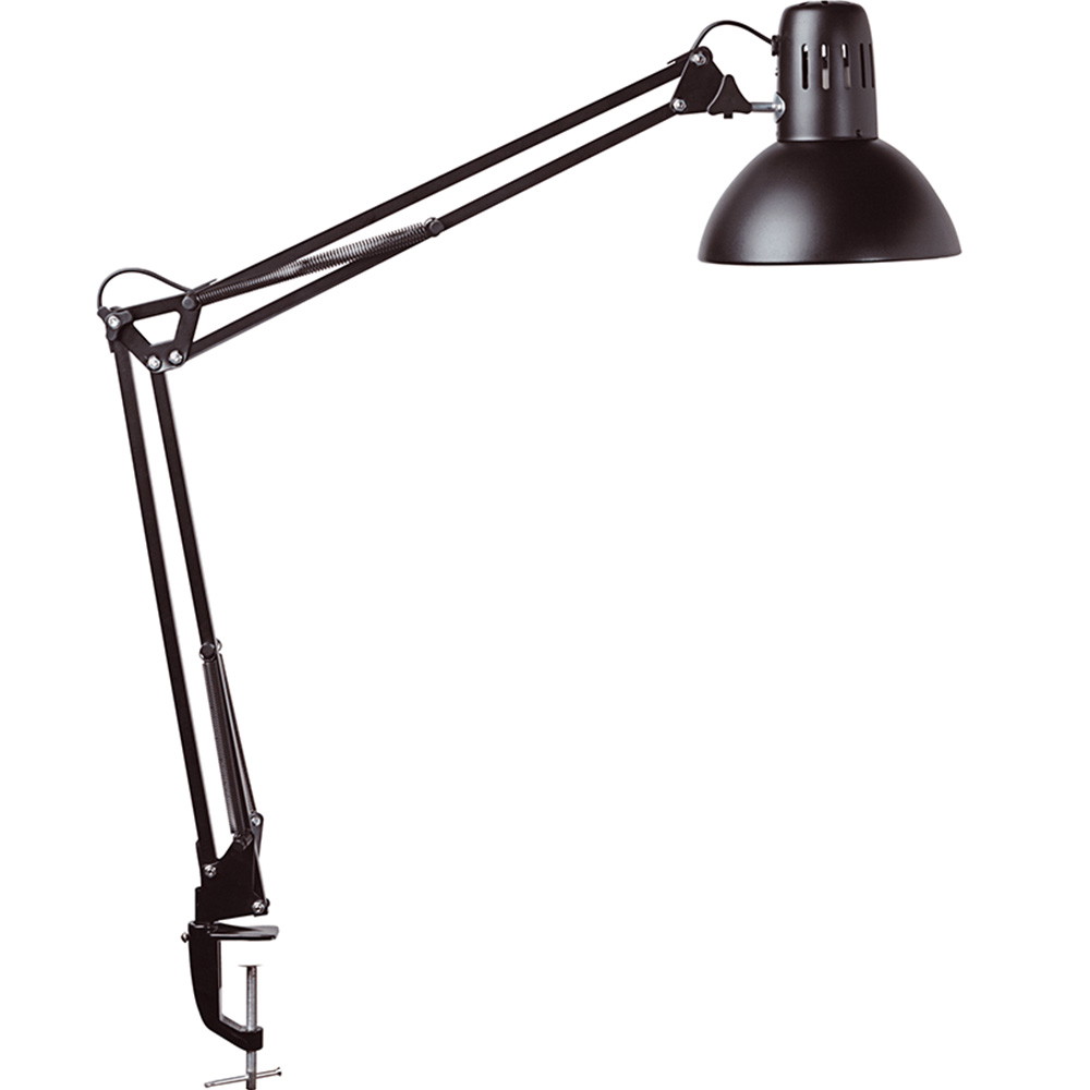 MAUL LED arkitektlampe mede klemme sort