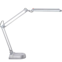 MAUL Atlantic LED bordlampe med fod sølv