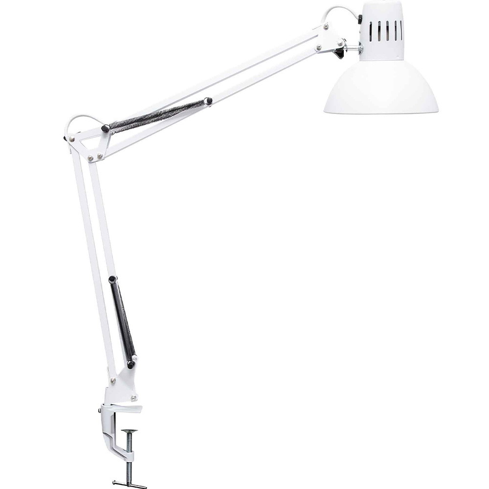 MAUL Study LED bordlampe med klemme hvid