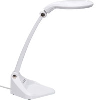 MAUL Iris LED forstørrelses lamp med fod dæmpbar hvid