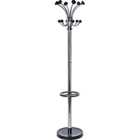 MAUL Nubis stumtjener med paraplyholder 177,5cm krom