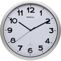 MAUL Step radiostyret vægur Ø:40cm sølv