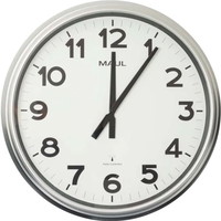 MAUL Ride radiostyret vægur Ø:61cm sølv