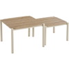 House Nordic Abela loungesæt 5dele inkl. hynder sand/natur