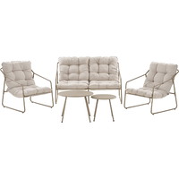 House Nordic Nilo loungesæt 5 dele sand