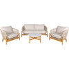 House Nordic Terracina loungesæt inkl.hynder brun/beige