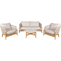 House Nordic Terracina loungesæt inkl.hynder brun/beige