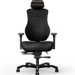 Coreza kontorstol 24/7 tekstil sort