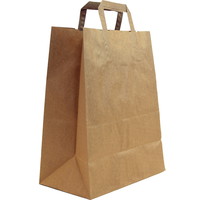 Papirbærepose 16L 80g 260x140x330mm brun