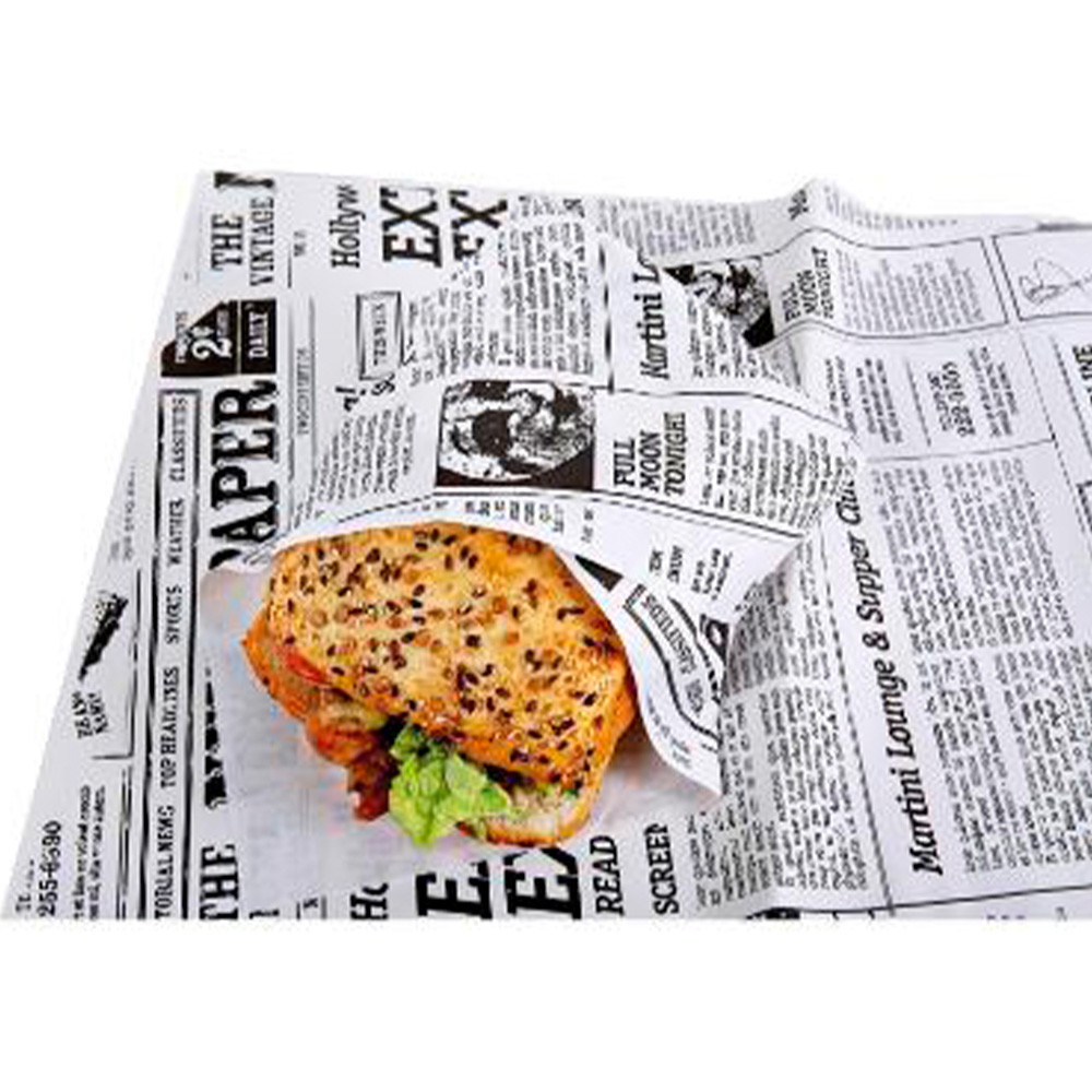 Sandwichpapir Old News 37x50cm 56g