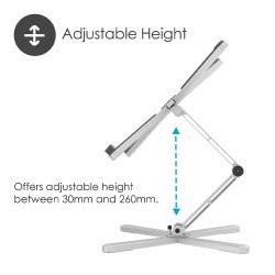 DESIRE2 Laptopstander X stand 30-260mm