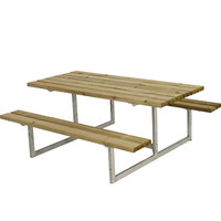 PLUS Basic bordbænkesæt 177x160x73/45cm træ