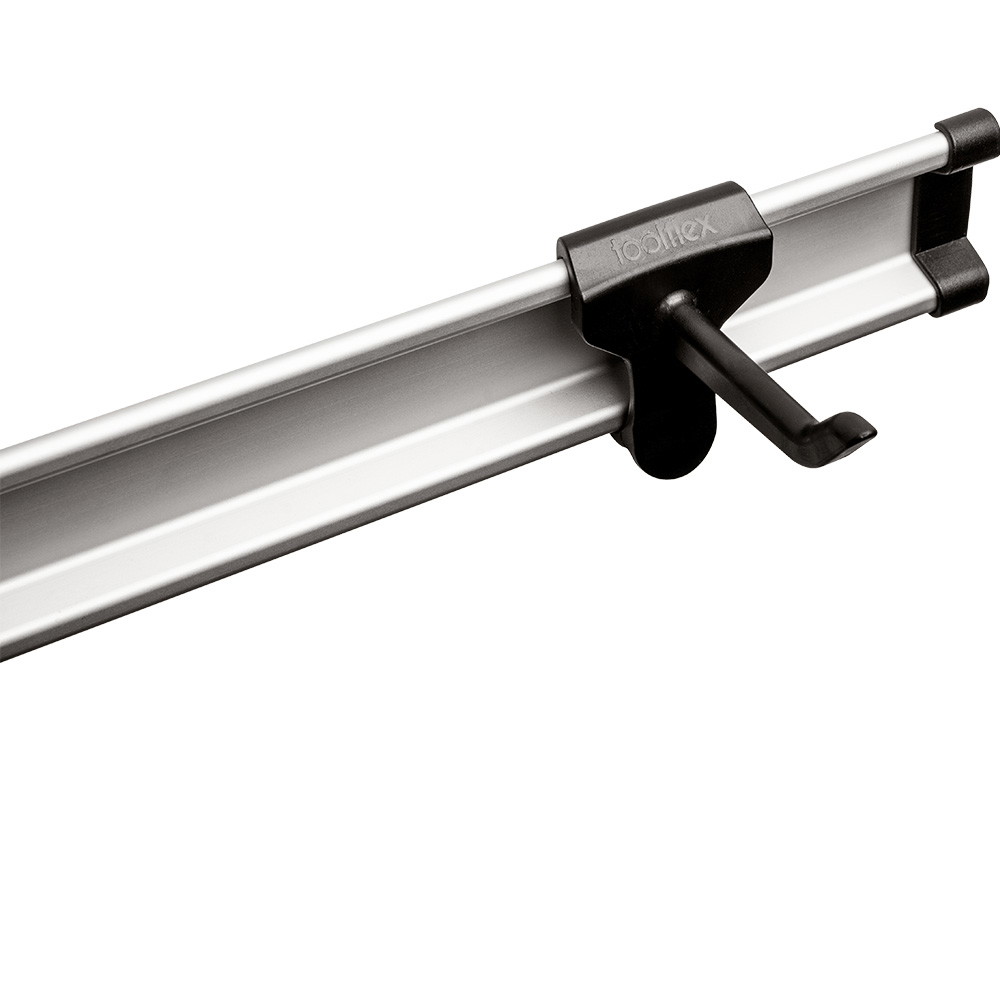 3 x Nordisk Microfiber Toolflex krog til aluminiumskinne