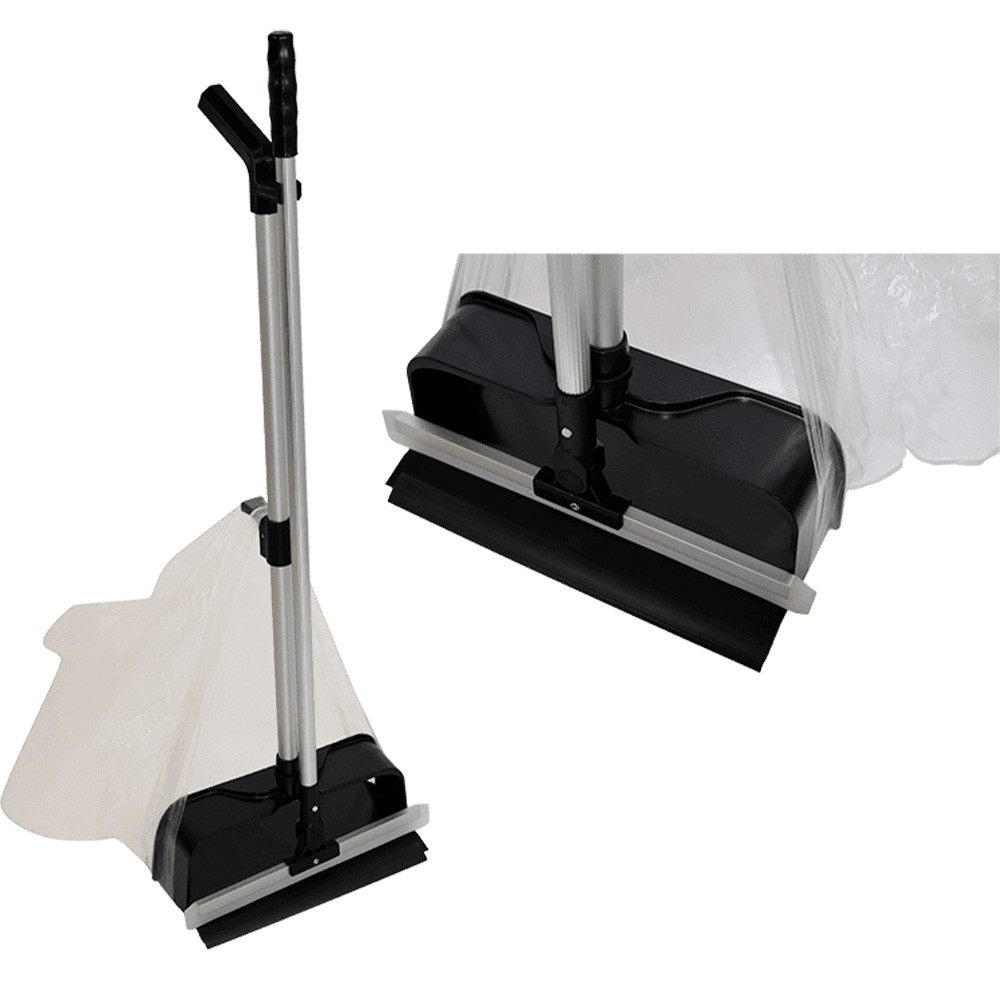 Nordisk Microfiber Fejesæt med sweeper til pose sort