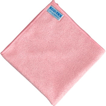 Eco-Tex Soft mikrofiberklud 40x40cm rød 10stk