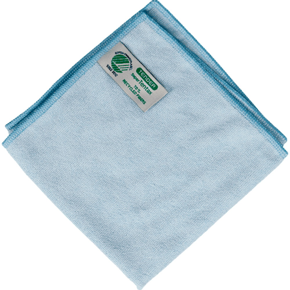Super Tentax mikrofiberklud 32x32cm blå 10stk
