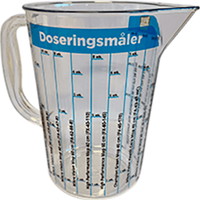 Nordisk Microfiber Doseringsmåler 2000ml transparent