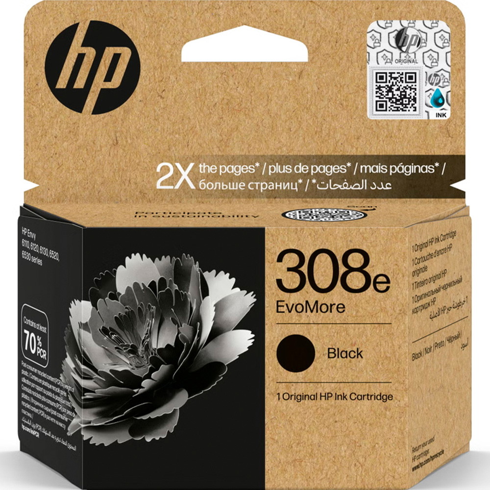 HP 308e EvoMore blækpatron 320ark sort
