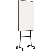 Lintex One Mobile flipover med whiteboard 707x1960mm sort