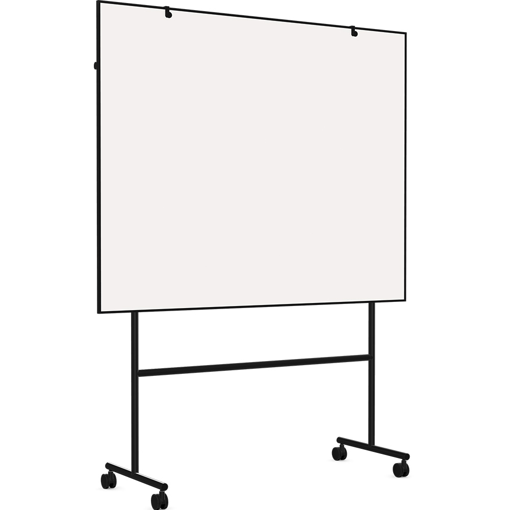 Lintex One Mobile flipover med whiteboard 1507x1960mm sort
