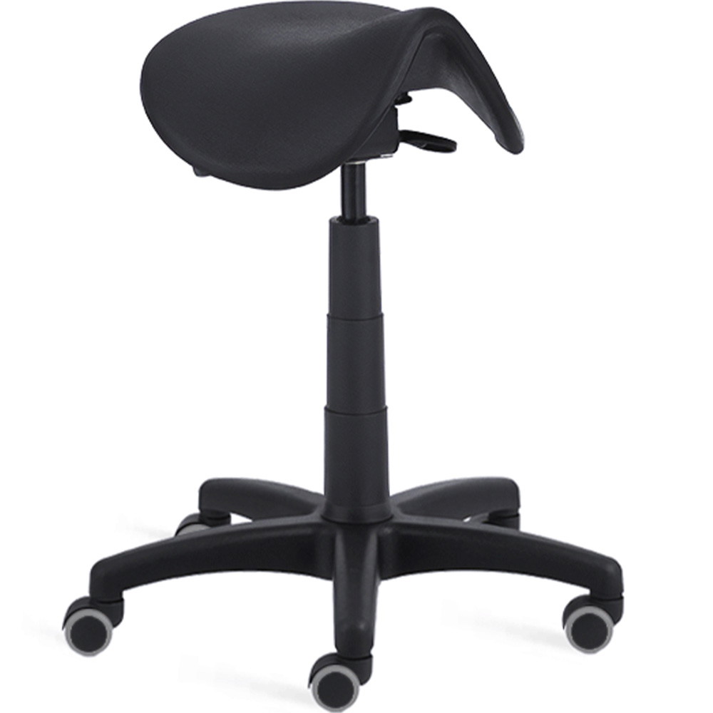 MJ Design SIODLO Sadelstol med hjul sort
