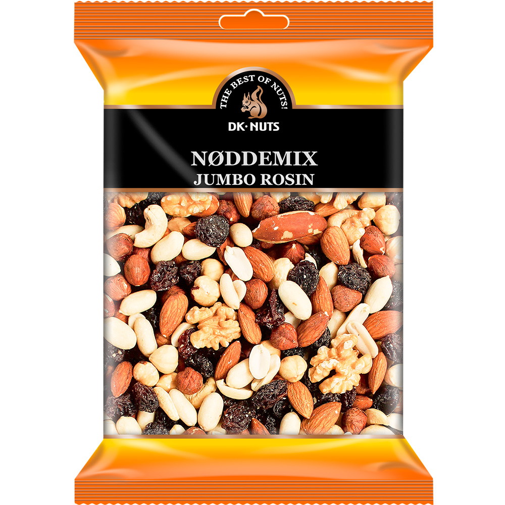 DK-NUTS Nøddemix m/jumbo rosin 350g