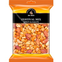 DK-NUTS Festival mix spicy & saltet 325g