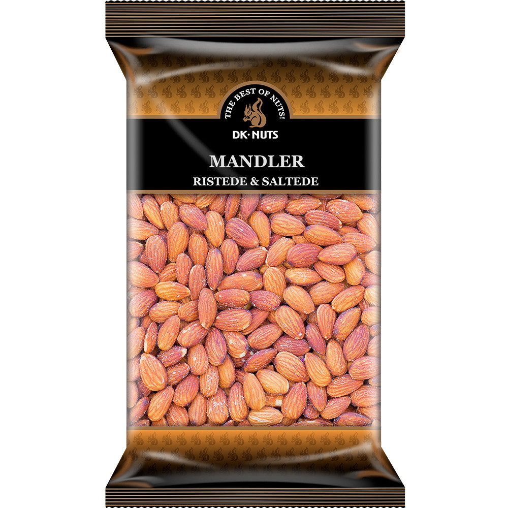 DK-NUTS Mandler luksus ristet & saltet 1000g