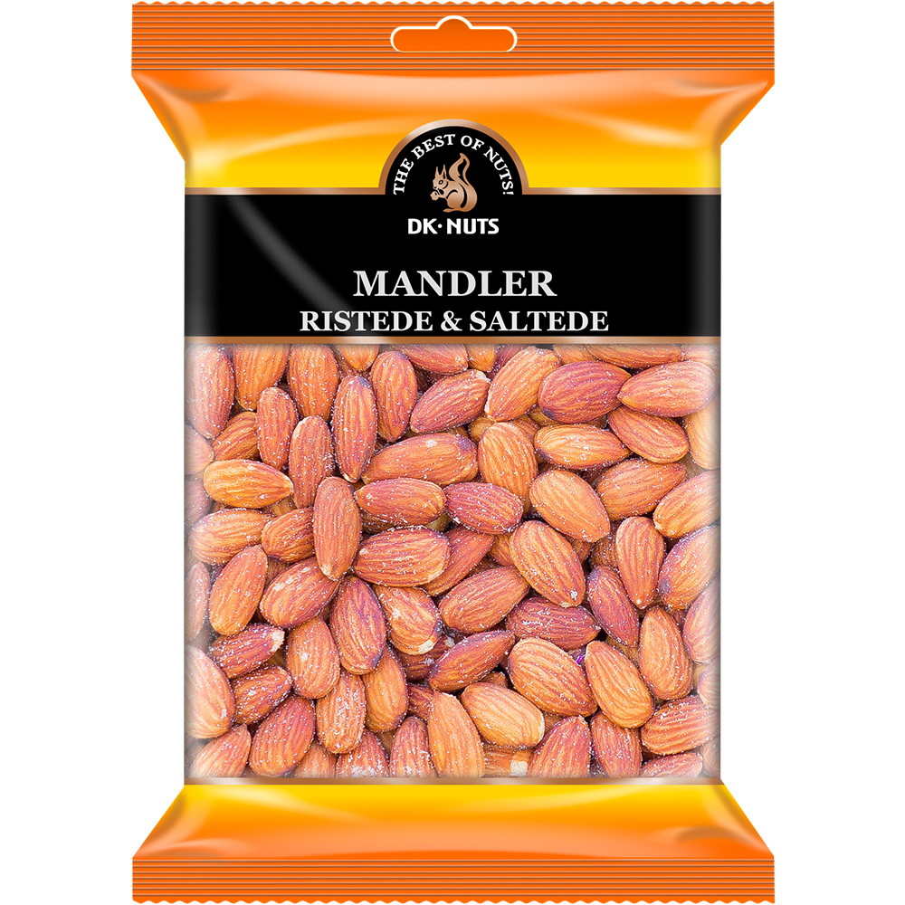 DK-NUTS Mandler luksus ristet & saltet 300g
