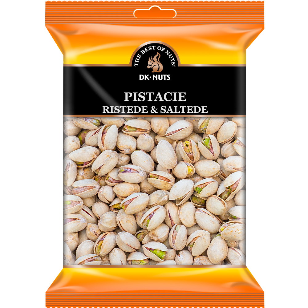 DK-NUTS Pistacienødder ristet & saltet 250g