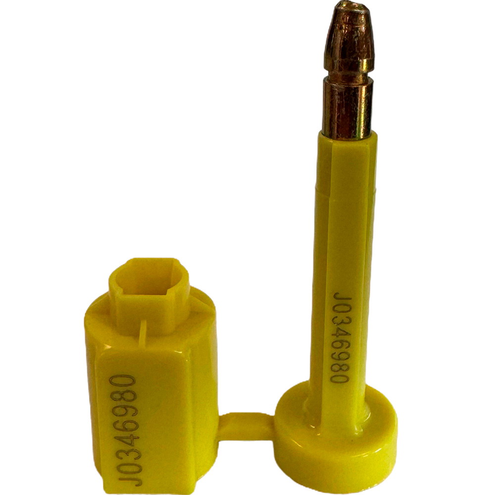 200 x Container plomber 85x10mm ISO17712:2013 gul