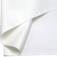 Silkepapir falset 50x70cm 25g hvid 25ark
