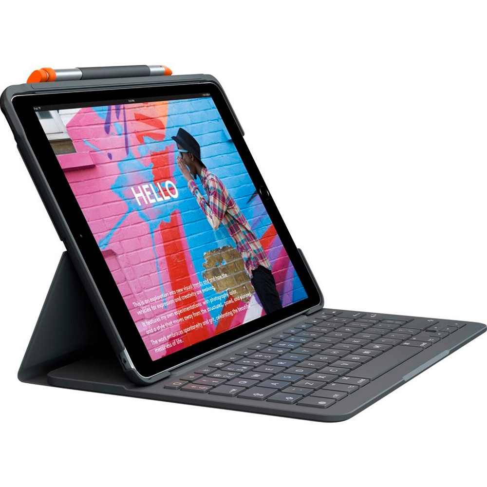 Logitech Slim folio cover-og tastatur iPad 10th gen 10,9 grafit