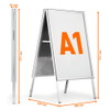 Durable Fold gadeskilt A1 8,1x65,8x117,1cm