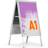 Durable Fold gadeskilt A1 8,1x65,8x117,1cm