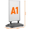 Durable Heavy Base gadeskilt A1 5x78,3x115cm