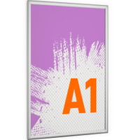 Durable Outdoor snapramme A1 sølv