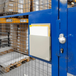 Durable Info Box dokumentholder A4 magnetisk grå
