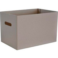 Papkasse med hank frugtkasse 380x245x245mm brun