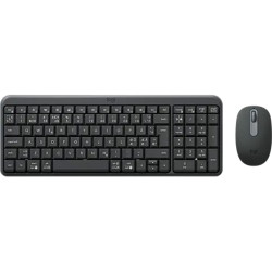 Logitech MK250 tastatur & mus trådløs sort
