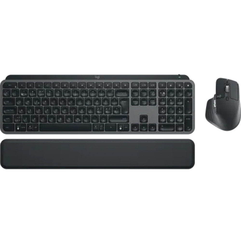 Logitech MX Keys S tastaur & mus trådløs mørkegrå